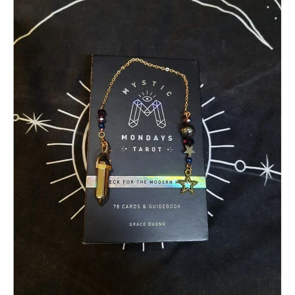 Mystic Mondays Tarot and Hematite Dowsing Pedulum